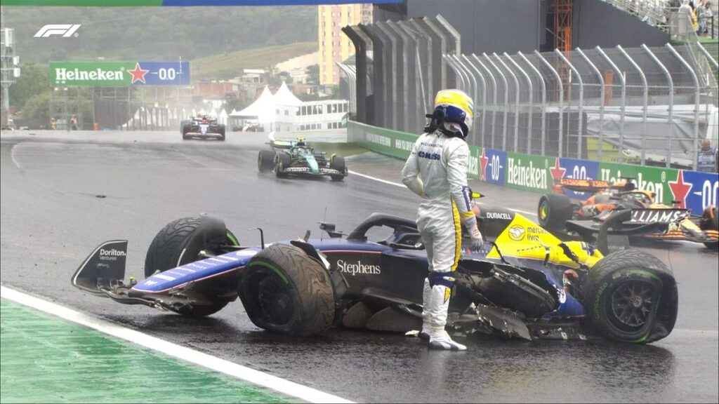 Franco Colapinto sufre un nuevo golpe en la s de senna - dtem